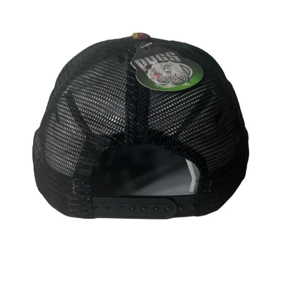 Pugs Baseball Hat Old School Music Cassette Tape Deck Flat Bill Mesh New - Picture 7 of 13